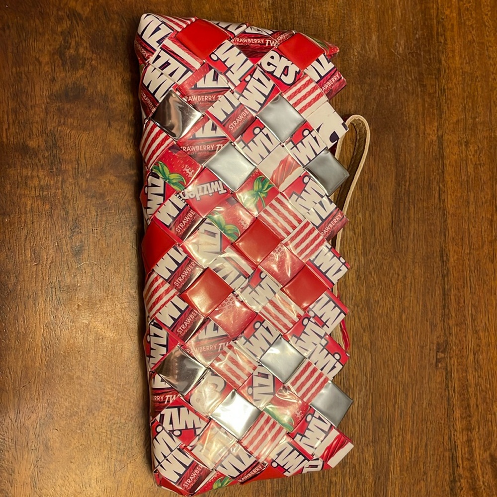 Nahui Ollin Candy Wrapper Wristlet Purse - Twizzler